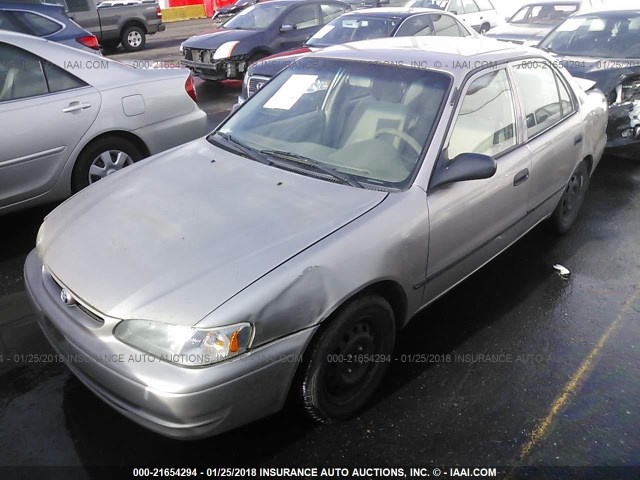 1NXBR12E2XZ262419 - 1999 TOYOTA COROLLA VE/CE/LE GRAY photo 2