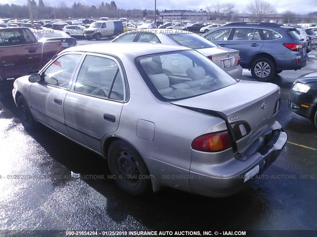 1NXBR12E2XZ262419 - 1999 TOYOTA COROLLA VE/CE/LE GRAY photo 3