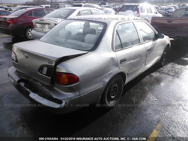 1NXBR12E2XZ262419 - 1999 TOYOTA COROLLA VE/CE/LE 灰色 照片 4