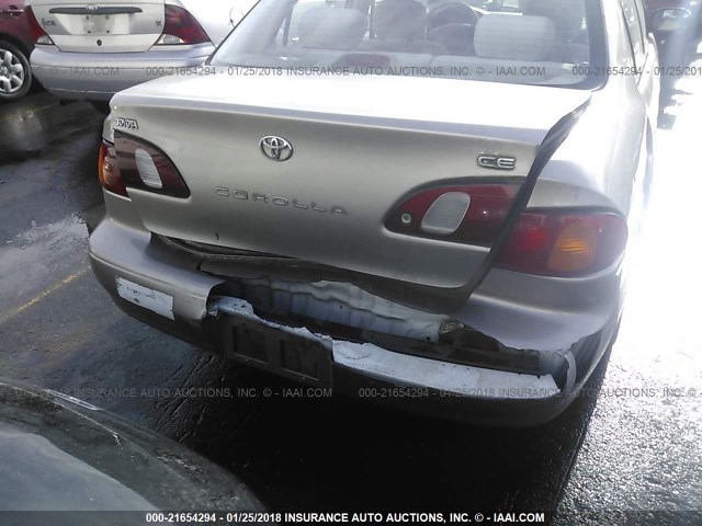 1NXBR12E2XZ262419 - 1999 TOYOTA COROLLA VE/CE/LE 灰色 照片 6