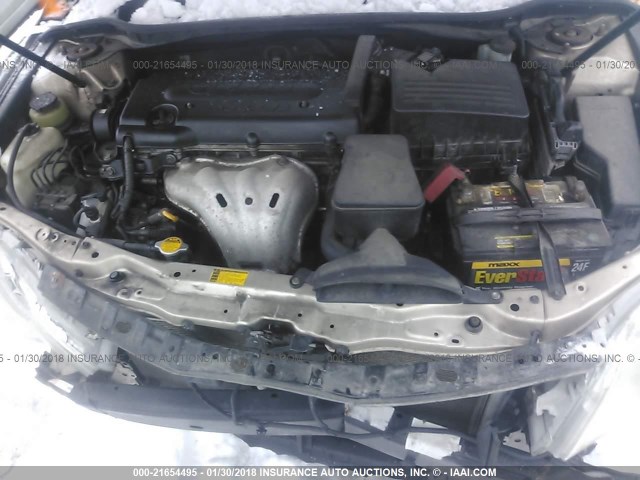 4T4BE46K39R125558 - 2009 TOYOTA CAMRY SE/LE/XLE TAN photo 10