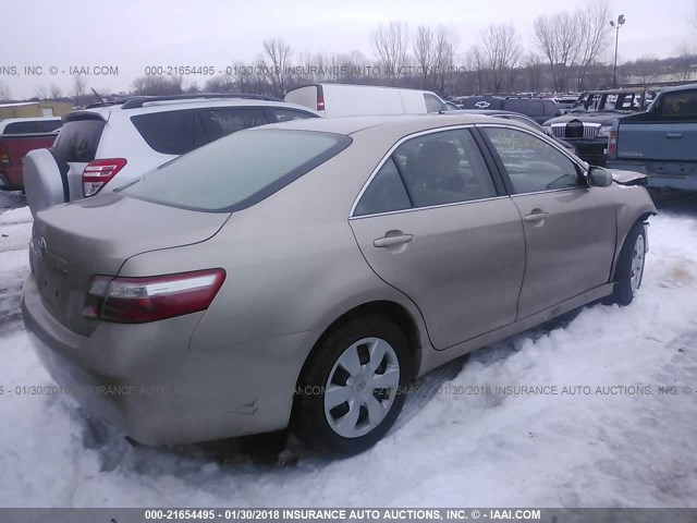 4T4BE46K39R125558 - 2009 TOYOTA CAMRY SE/LE/XLE TAN photo 4
