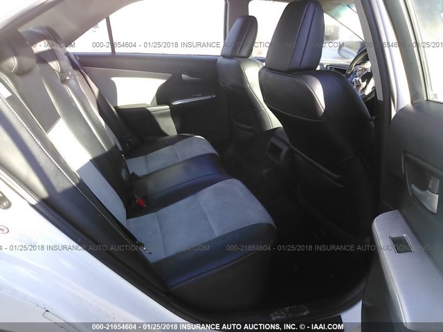4T1BF1FK7CU546776 - 2012 TOYOTA CAMRY SE/LE/XLE WHITE photo 8