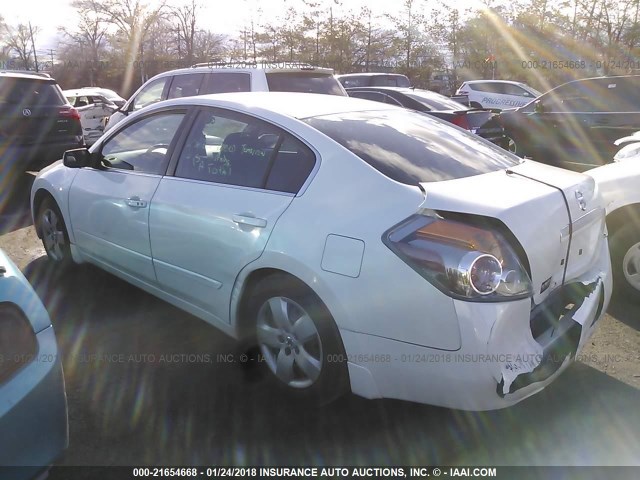 1N4AL21E17C113021 - 2007 NISSAN ALTIMA 2.5/2.5S WHITE photo 3