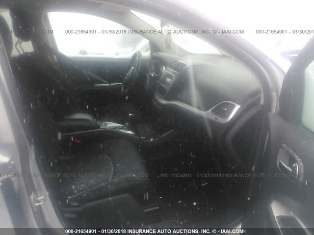 3C4PDCBGXFT696702 - 2015 DODGE JOURNEY SXT SILVER photo 5