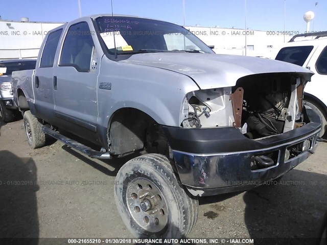 1FTNW21F11EB49525 - 2001 FORD F250 SUPER DUTY SILVER photo 1