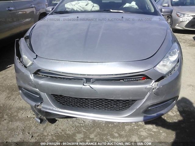 1C3CDFAA3FD204941 - 2015 DODGE DART SE GRAY photo 6