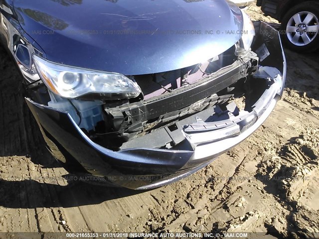 4T1BF1FKXFU950692 - 2015 TOYOTA CAMRY LE/XLE/SE/XSE მუქი ლურჯი ფოტო 6