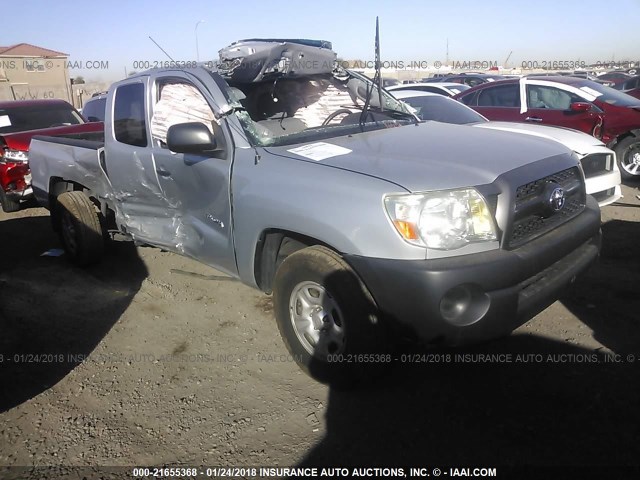 5TFTX4CN1BX003054 - 2011 TOYOTA TACOMA ACCESS CAB SILVER photo 1