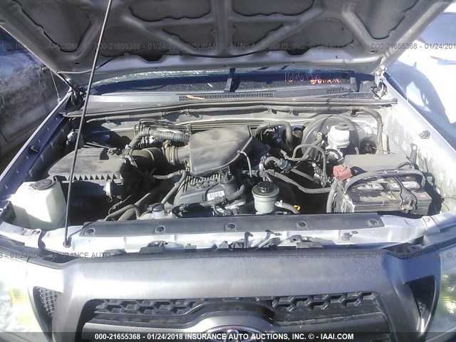 5TFTX4CN1BX003054 - 2011 TOYOTA TACOMA ACCESS CAB Silber Foto 10