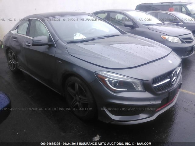 WDDSJ4GBXGN370332 - 2016 MERCEDES-BENZ CLA 250 4MATIC GRAY photo 1