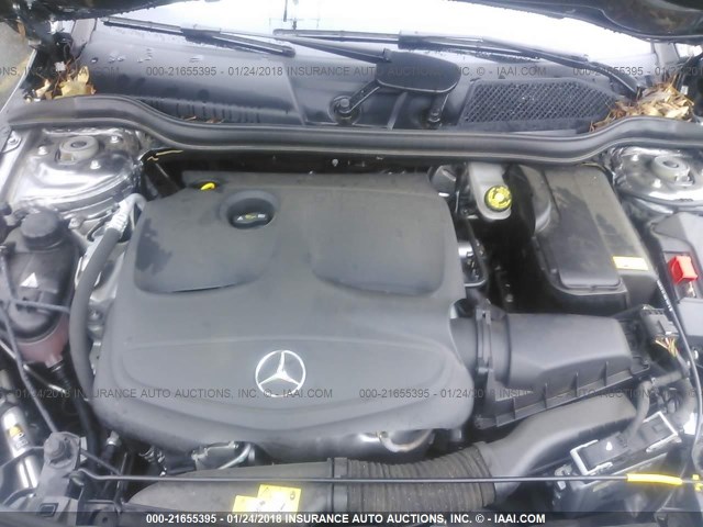 WDDSJ4GBXGN370332 - 2016 MERCEDES-BENZ CLA 250 4MATIC GRAY photo 10