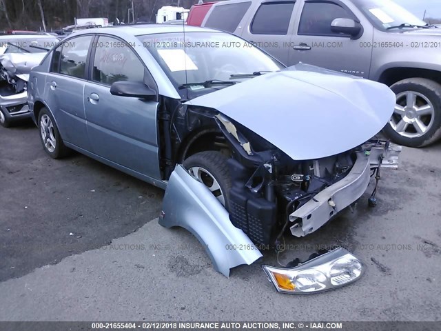 1G8AL52F03Z172629 - 2003 SATURN ION LEVEL 3 BLUE photo 1