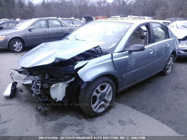 1G8AL52F03Z172629 - 2003 SATURN ION LEVEL 3 BLUE photo 2