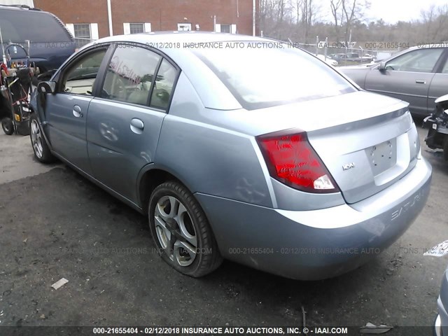 1G8AL52F03Z172629 - 2003 SATURN ION LEVEL 3 BLUE photo 3