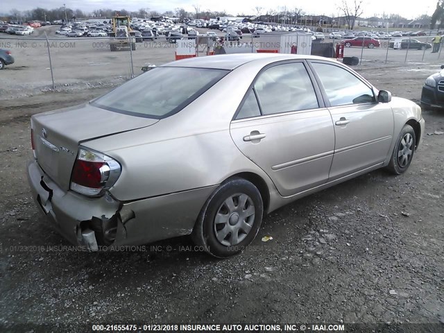 4T1BE32KX5U045369 - 2005 TOYOTA CAMRY LE/XLE/SE ბეჟი ფოტო 4
