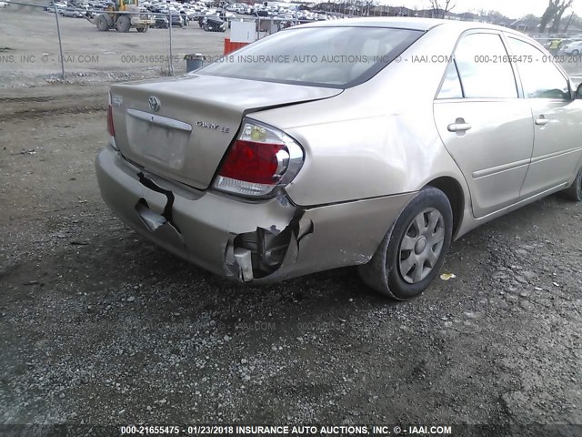 4T1BE32KX5U045369 - 2005 TOYOTA CAMRY LE/XLE/SE ბეჟი ფოტო 6
