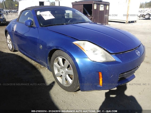 JN1AZ36A65M758861 - 2005 NISSAN 350Z ROADSTER BLUE photo 1