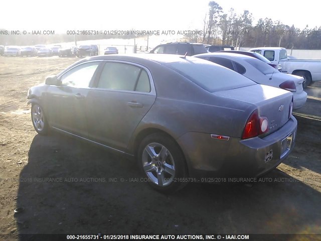 1G1ZC5EB8AF136874 - 2010 CHEVROLET MALIBU 1LT 锡色 照片 3