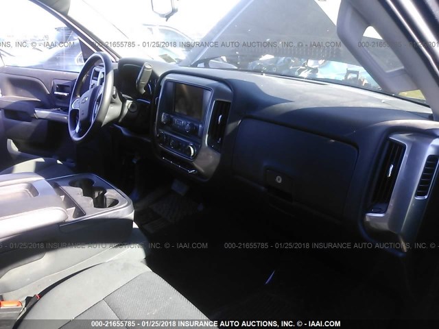 1GCVKREC1EZ371615 - 2014 CHEVROLET SILVERADO K1500 LT GRAY photo 5