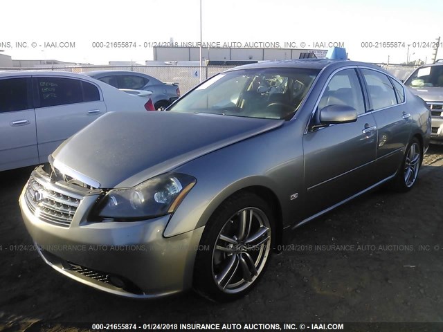 JNKBY01E77M402529 - 2007 INFINITI M45 SPORT SILVER photo 2