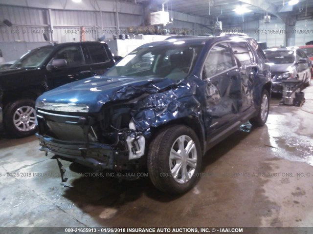 2GKALNEK1H6176047 - 2017 GMC TERRAIN SLE BLUE photo 2