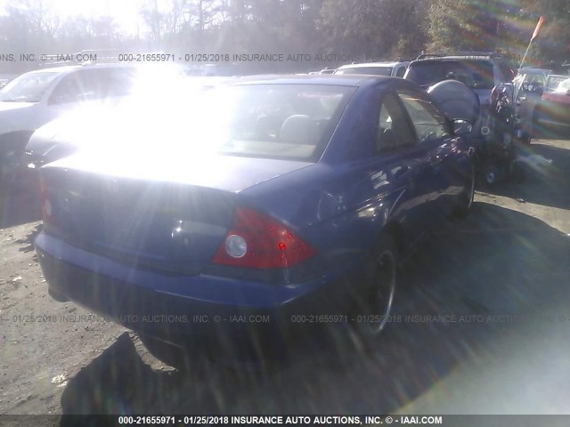 1HGEM22364L033345 - 2004 HONDA CIVIC DX VP Mavi foto 4