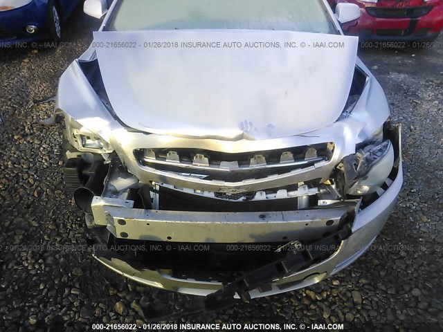 1G1ZC5E01AF307897 - 2010 CHEVROLET MALIBU 1LT ვერცხლისფერი ფოტო 6