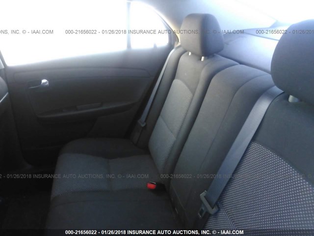 1G1ZC5E01AF307897 - 2010 CHEVROLET MALIBU 1LT ვერცხლისფერი ფოტო 8