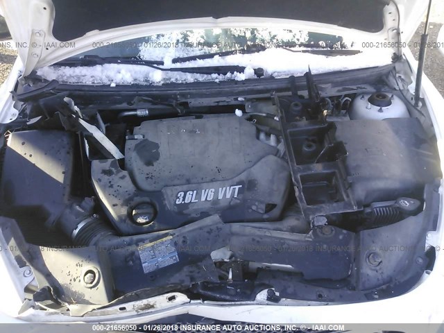 1G1ZK577X8F179179 - 2008 CHEVROLET MALIBU LTZ 白色 照片 10