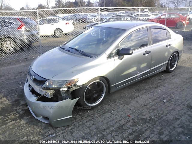 19XFA1E38AE010400 - 2010 HONDA CIVIC VP GRAY photo 2