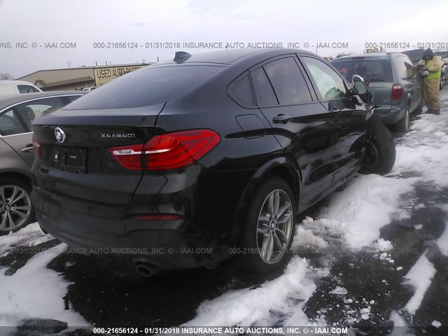 5UXXW7C5XJ0W64724 - 2018 BMW X4 XDRIVEM40I BLACK photo 4