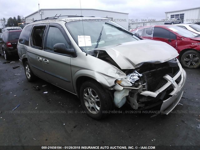 2D4GP44L33R104193 - 2003 DODGE GRAND CARAVAN SPORT SILVER photo 1