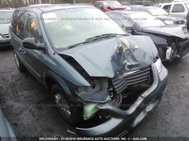 1A4GP45R26B681522 - 2006 CHRYSLER TOWN & COUNTRY  GREEN photo 1