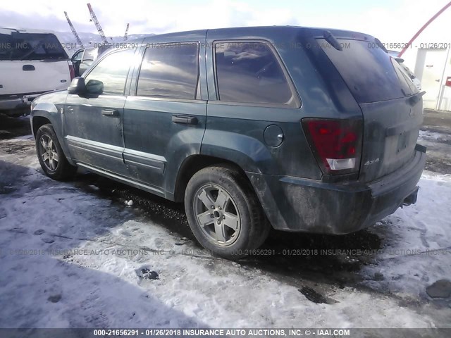1J4HR48N25C517168 - 2005 JEEP GRAND CHEROKEE LAREDO/COLUMBIA/FREEDOM 绿色 照片 3