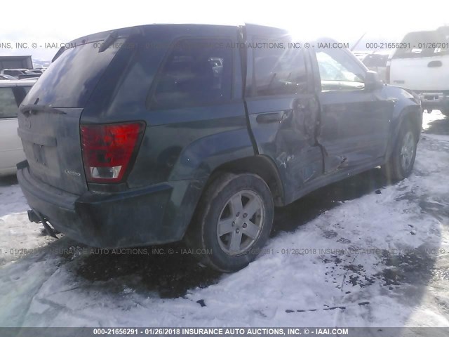 1J4HR48N25C517168 - 2005 JEEP GRAND CHEROKEE LAREDO/COLUMBIA/FREEDOM 绿色 照片 4
