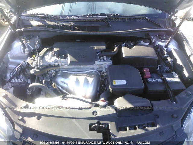 4T1BF1FKXGU548477 - 2016 TOYOTA CAMRY LE/XLE/SE/XSE SILVER photo 10