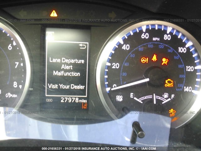 5TDZZRFH2HS200854 - 2017 TOYOTA HIGHLANDER LE/LE PLUS BURGUNDY photo 7