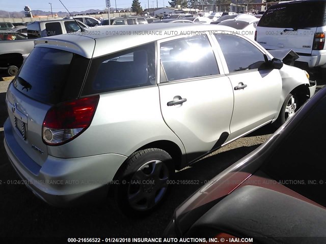 2T1KR32E94C200363 - 2004 TOYOTA COROLLA MATRIX XR GRAY photo 4