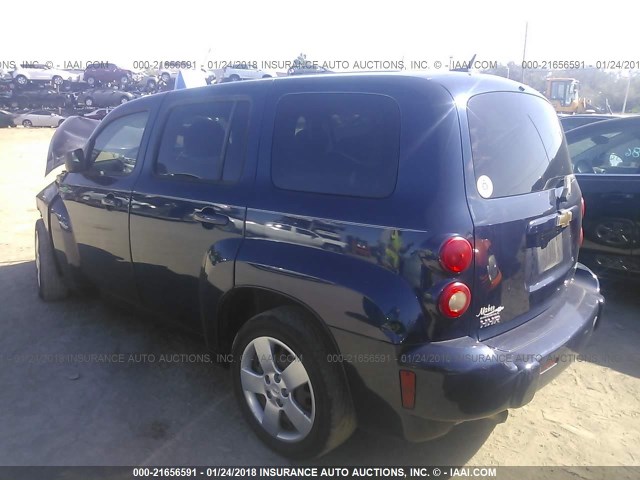 3GNBAADB6AS553969 - 2010 CHEVROLET HHR LS BLUE photo 3