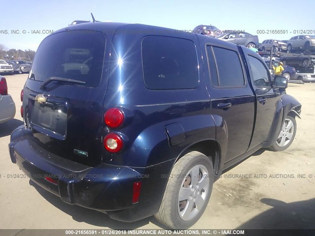 3GNBAADB6AS553969 - 2010 CHEVROLET HHR LS BLUE photo 4