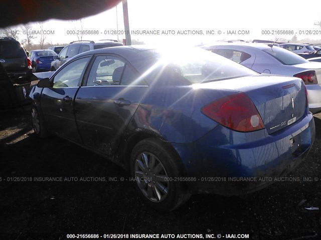 1G2ZF58BX74239040 - 2007 PONTIAC G6 VALUE LEADER/BASE BLUE photo 3