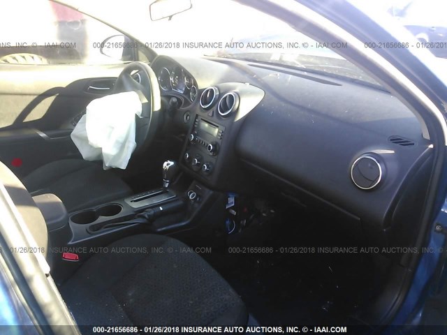 1G2ZF58BX74239040 - 2007 PONTIAC G6 VALUE LEADER/BASE BLUE photo 5