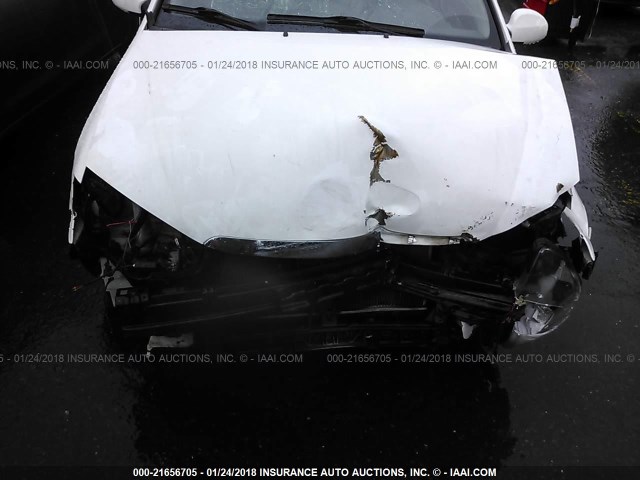 KNAFE221995609629 - 2009 KIA SPECTRA EX/LX/SX WHITE photo 6