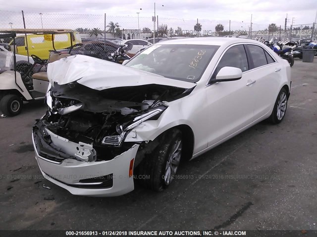 1G6AA5RXXH0158360 - 2017 CADILLAC ATS WHITE photo 2