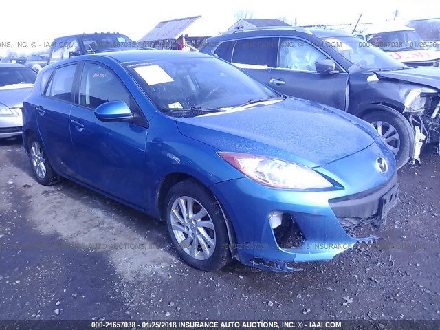 JM1BL1L81C1544853 - 2012 MAZDA 3 I BLUE photo 1