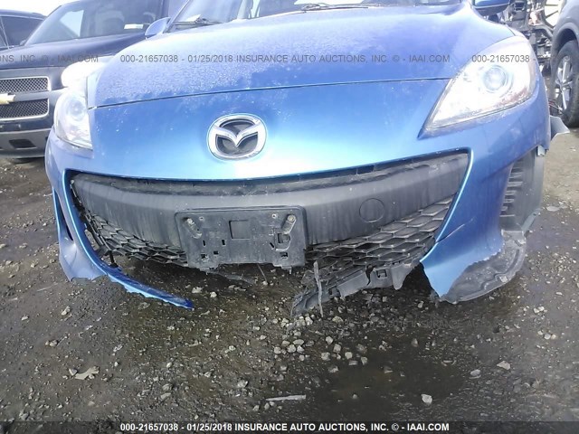 JM1BL1L81C1544853 - 2012 MAZDA 3 I BLUE photo 6