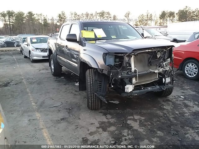 3TMLU4EN8FM165491 - 2015 TOYOTA TACOMA DOUBLE CAB/TRD RPO GRAY photo 1