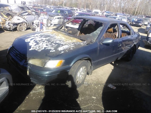 4T1BG22K5VU075755 - 1997 TOYOTA CAMRY CE/LE/XLE 绿色 照片 2