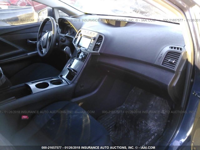 4T3BA3BB7FU075725 - 2015 TOYOTA VENZA LE/XLE BLUE photo 5